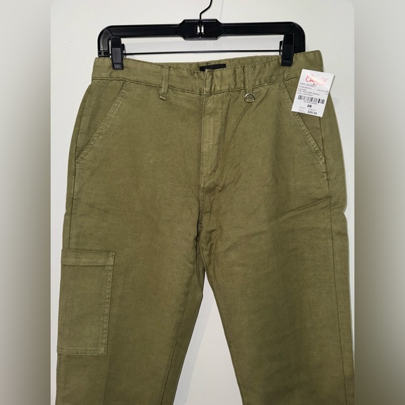 Women's Joes Jeans Khaki Cargo Utility Pants The Trouser Ankle Pants 28 NEW - Picture 1 of 5